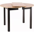 Rozkládací jídelní stůl Dante I 102/144 cm dub artisan/černý