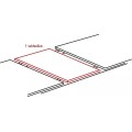 Rozkládací jídelní stůl Dante I 102/144 cm dub artisan/černý