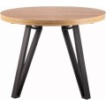 Rozkládací jídelní stůl Galaxy 100/168 cm dub artisan/černý