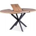 Jídelní rozkládací stůl Gaston 100/135 cm dub Artisan/černý