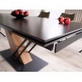 Rozkládací jídelní stůl Genesis 180/240 cm černý/jasan