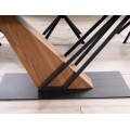 Rozkládací jídelní stůl Genesis 180/240 cm černý/jasan