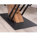 Rozkládací jídelní stůl Genesis 180/240 cm černý/jasan