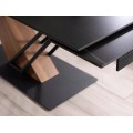 Rozkládací jídelní stůl Genesis 180/240 cm černý/jasan