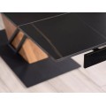Rozkládací jídelní stůl Genesis 180/240 cm černý/jasan