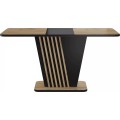 Rozkládací jídelní stůl Nevio 125/170 cm dub artisan/černý
