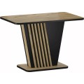 Rozkládací jídelní stůl Nevio 125/170 cm dub artisan/černý