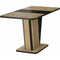 Rozkládací jídelní stůl Nevio 125/170 cm dub artisan/černý