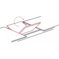 Rozkládací jídelní stůl Alaras III 160/220 cm bílý