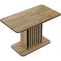 Rozkládací jídelní stůl Kent 130/180 cm dub artisan/černý