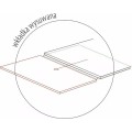 Rozkládací jídelní stůl Infinity 160/240 cm černý mat