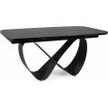 Rozkládací jídelní stůl Infinity 160/240 cm černý mat