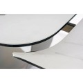 Jídelní rozkládací stůl Infinity 160/240 cm keramika bílý mramor/měděný