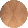 Kulatý jídelní stůl Angel 120 cm dub přírodní