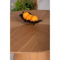 Kulatý jídelní stůl Angel 120 cm dub přírodní