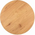 Kulatý stůl Aster 100 cm dub přírodní/černý