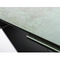 Jídelní rozkládací stůl Westin 160/240 cm keramika černý/tyrkysový