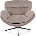 Designové otočné křeslo Florence béžové