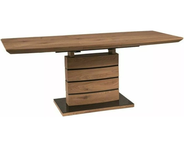 Rozkládací jídelní stůl Leonardo 140/180 cm dub artisan