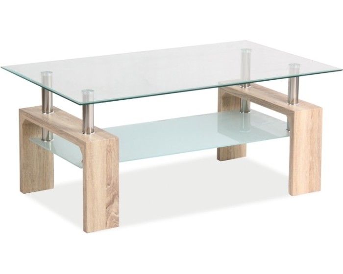 Konferenční stolek Lisa Basic II 60 cm dub sonoma