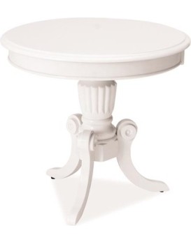 Konferenční stolek Nevada D 60 cm bílý
