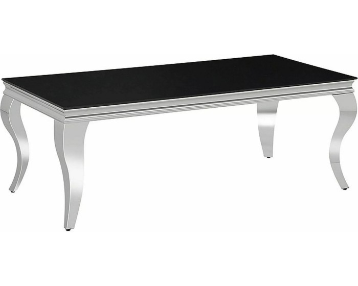Konferenční stolek Prince A 120 cm černý/chrom