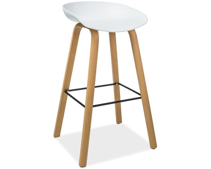 Barová židle STING 81 cm bílá