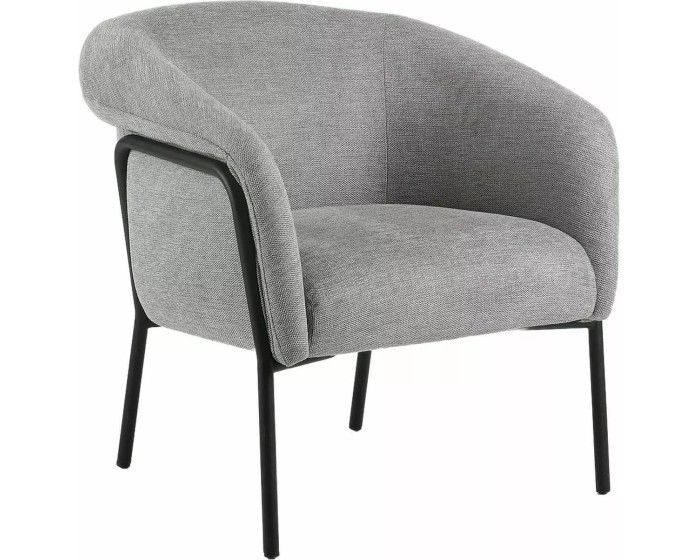 Designové křeslo Clover šedé
