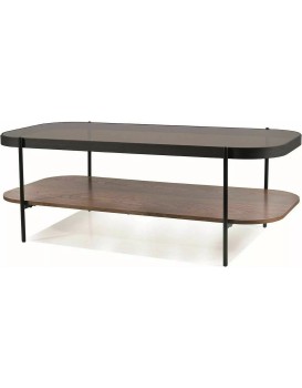 Konferenční stolek Prima A 120 cm ořech/černý
