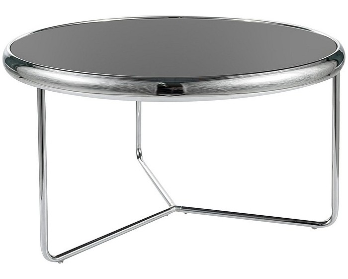 Konferenční stolek Scarlet 74 cm černý/chrom