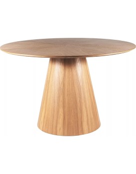 Kulatý jídelní stůl Angel 120 cm dub přírodní