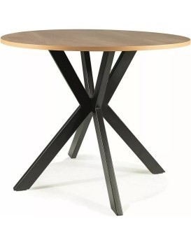 Jídelní stůl Talia II 90 cm dub přírodní/černý