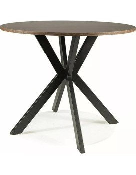 Jídelní stůl Talia II 90 cm ořech/černý