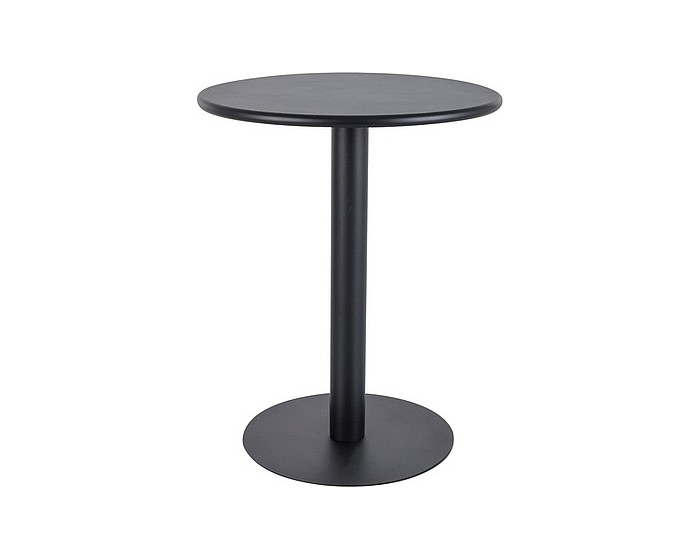 Kulatý barový stůl Pub 60 cm černý