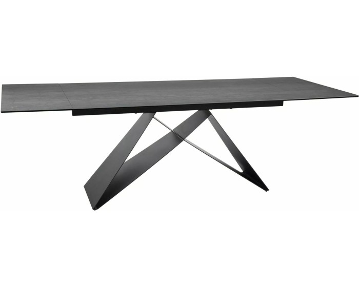 Jídelní rozkládací stůl Westin 160/240 cm keramika černý/šedý