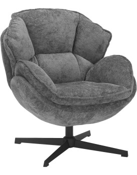 Otočné designové křeslo Betty šedé