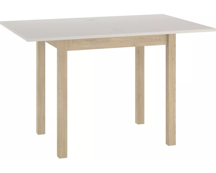 Jídelní rozkládací stůl Flip 80/160 cm kašmírový/dub Cremona Torro