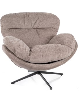 Designové otočné křeslo Florence béžové