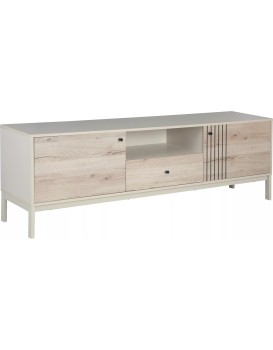 TV stolek Frost 180 cm krémový/alpský dub