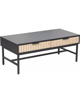 Konferenční stolek Mago 110 cm dub přírodní/černý mat