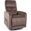 Elektrické polohovací křeslo OTUS II Velvet cappuccino