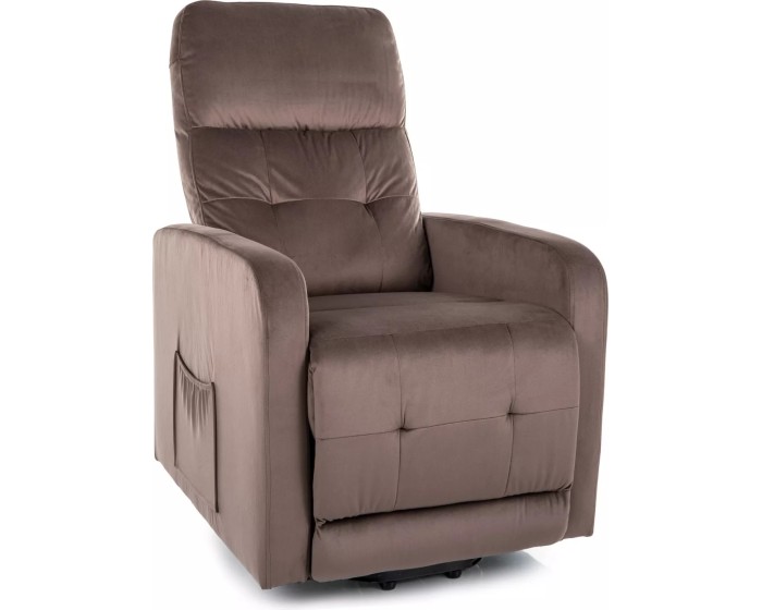 Elektrické polohovací křeslo OTUS II Velvet cappuccino