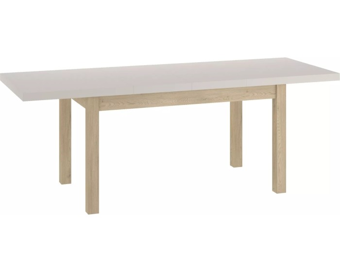 Jídelní stůl Presto 140/218 cm kašmír/dub cremona torro