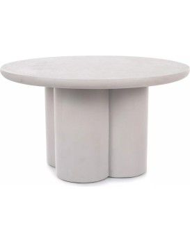 Konferenční stolek Rosalia 80 cm světle šedý