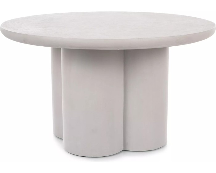 Konferenční stolek Rosalia 80 cm světle šedý