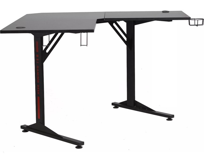 Rohový psací stůl APPEAL 120 cm černý