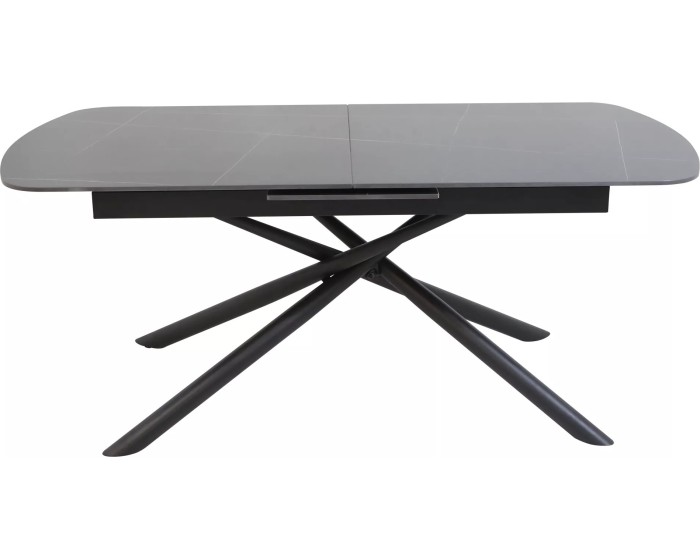 Jídelní rozkládací stůl Vector 160/200 cm keramika černý