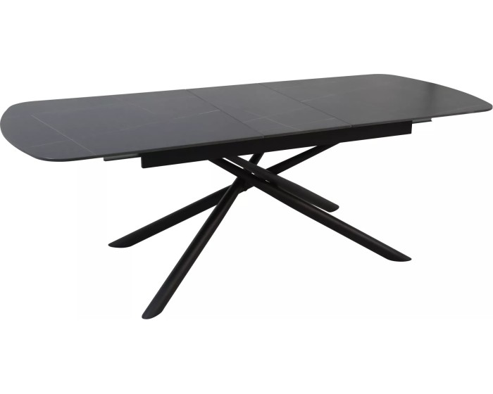 Jídelní rozkládací stůl Vector 180/220 cm keramika černý