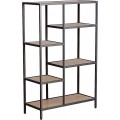 Regál Costa B 70 cm dub přírodní/černý