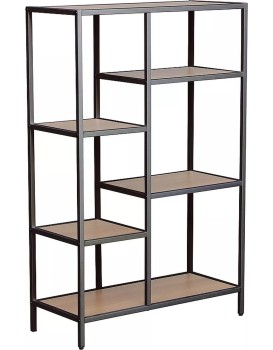 Regál Costa B 70 cm dub přírodní/černý